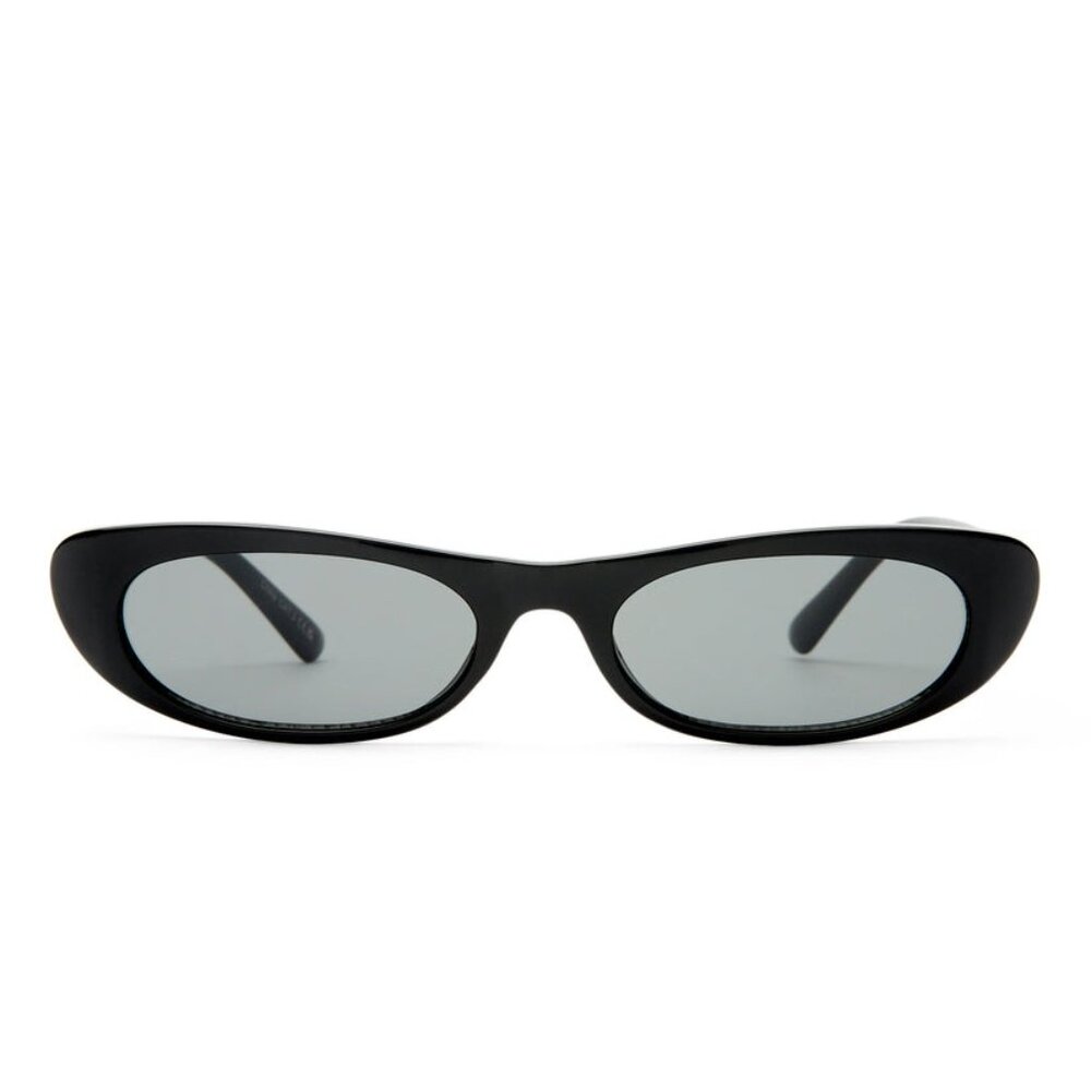 AIRE Avior in Black oval cateye skinny sunglasses - Picture 7 of 7
